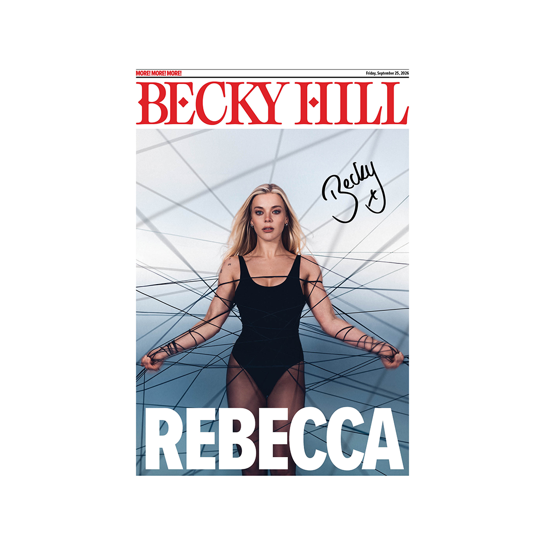 Becky Hill - REBECCA Art card