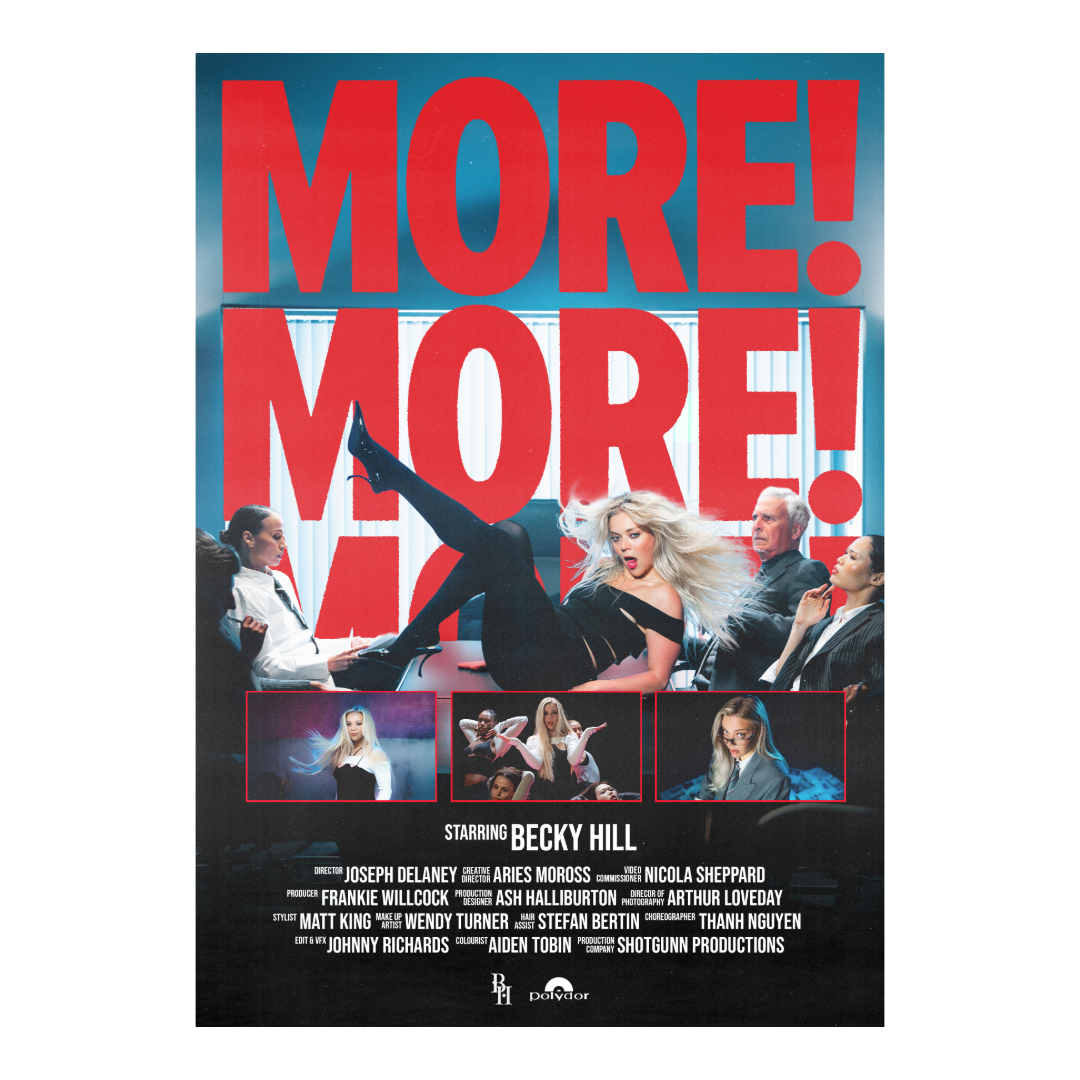 Becky Hill - Limited Edition More! More! More! Poster