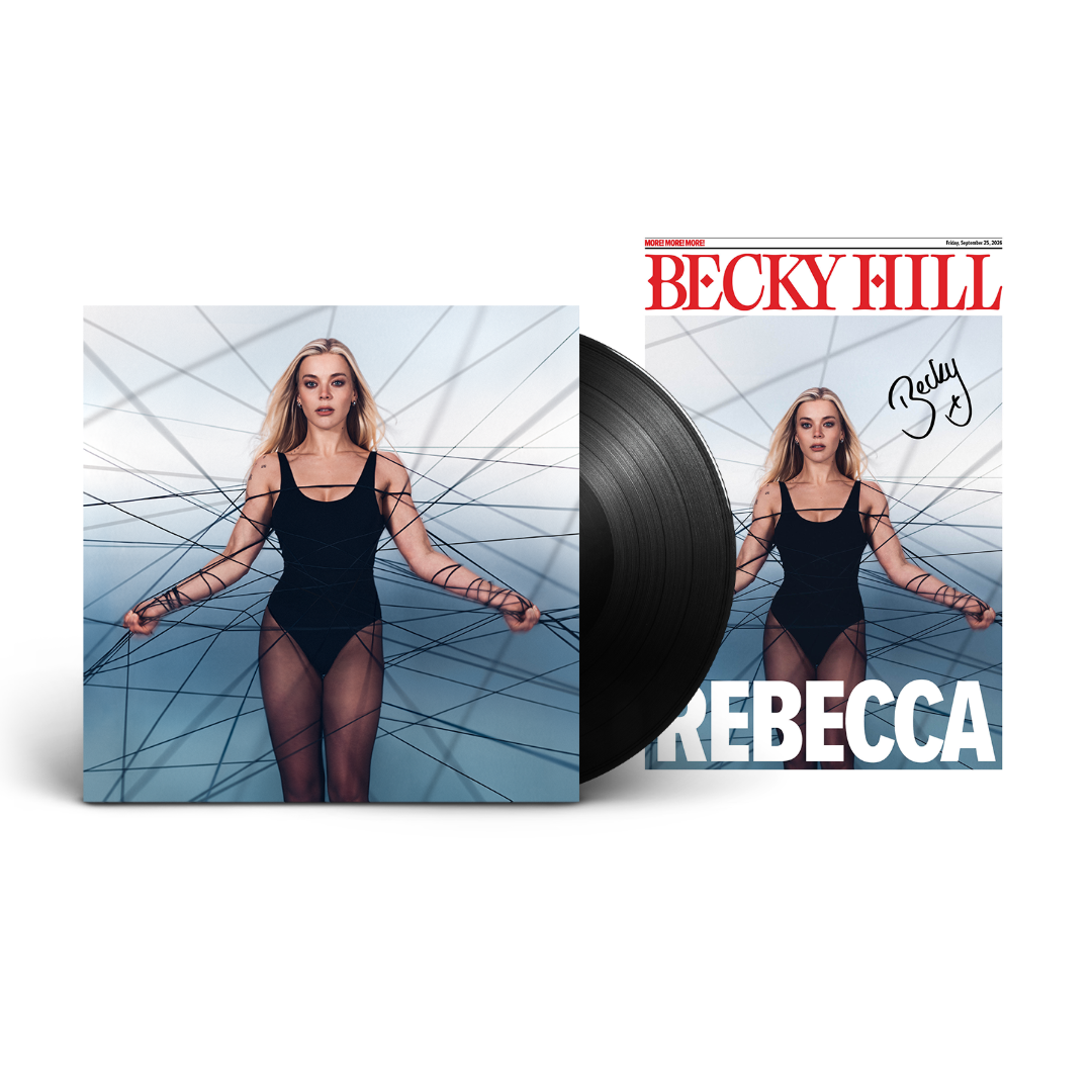 REBECCA Vinyl & Signed Art Card